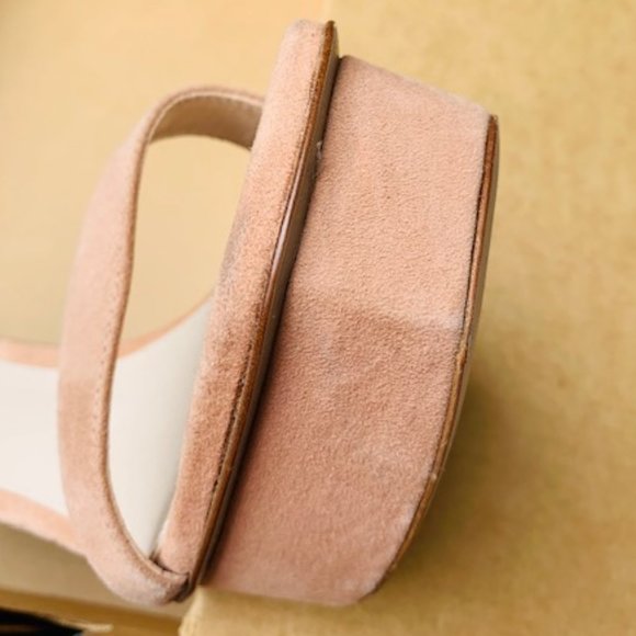 **HP** NWOB Stuart Weitzman nude Backupplat sandal size 9 - Picture 9 of 14